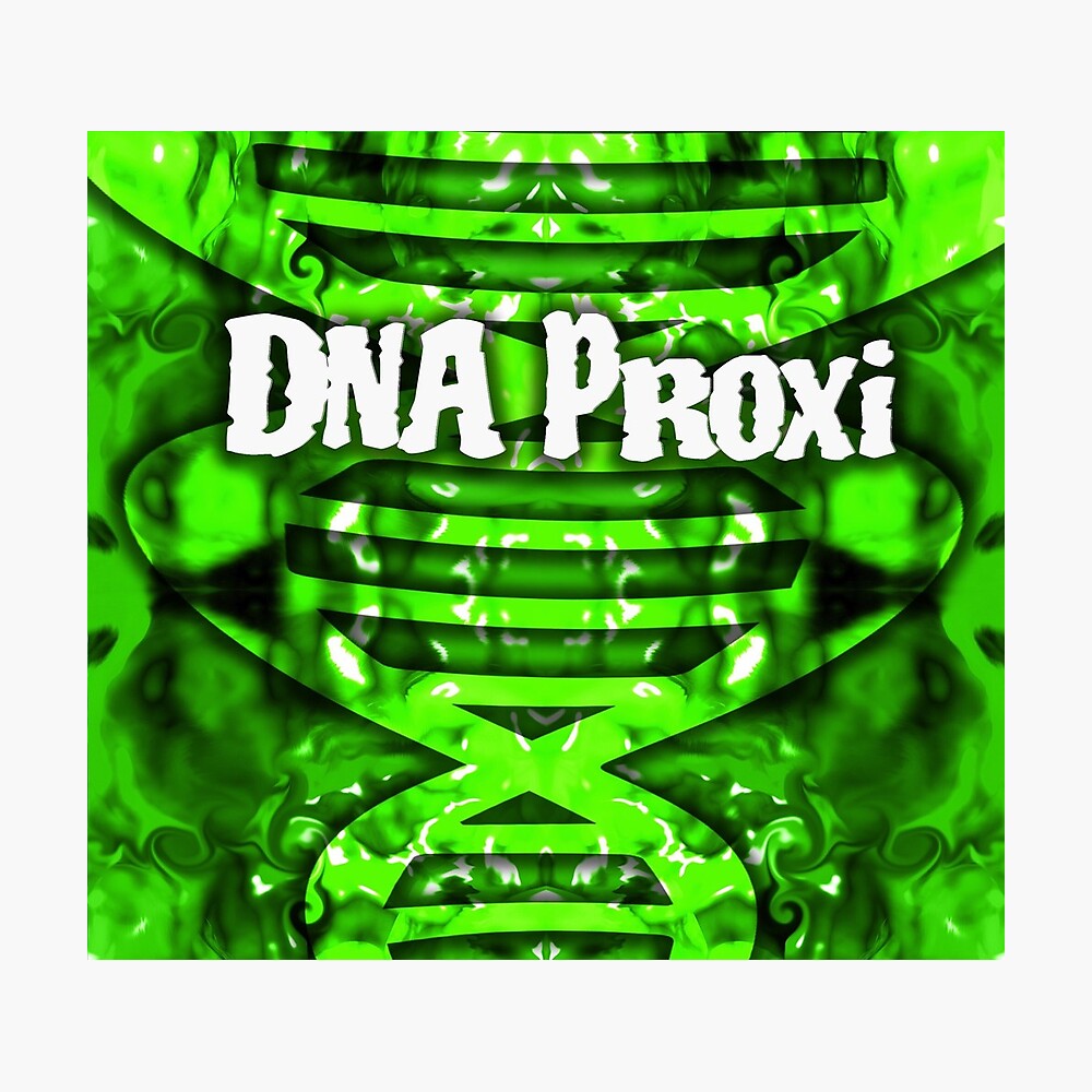 DNA Proxi Double Helix Photographic Print