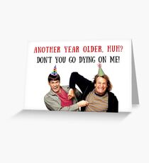 Dumb and Dumber Birthday, Jim Carrey, Jim Carry, meme greeting cards Greeting Card
