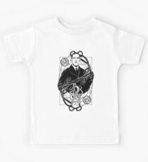 Lovecraft / Cthulhu on a playing card Kids Tee