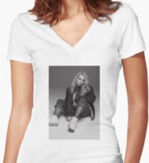 BILLIE EILISH Women's Fitted V-Neck T-Shirt