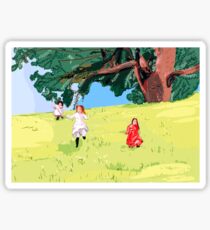 Little house on the prairie sisters Ingalls Sticker