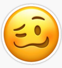 NEW! Woozy Emoji - Sticker / T-shirt / Notebook & more... Sticker