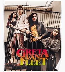 tindak greta personil van fleet tour 2018 2019 Poster