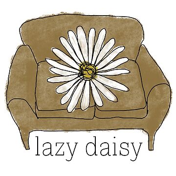 Lazy Daisy Sticker