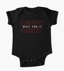 Legendary Wait For It Parody One Piece - Short Sleeve