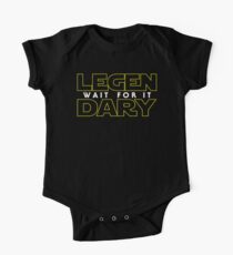 Legendary Wait For It Parody Yellow One Piece - Short Sleeve