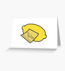 Deke’s Lemon Greeting Card