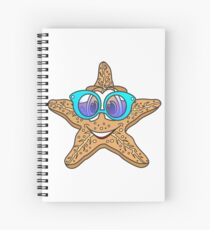 Cartoon Starfish Spiralblock