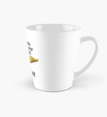 Bananenschnecke - Text Tasse (konisch)