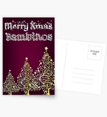 Merry xmas bambinos Postcards