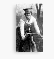 National Womens Party bike messenger (1922) Metal Print
