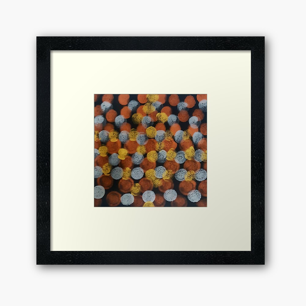 Dats Dots Framed Art Print