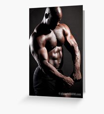 Strong man Greeting Card