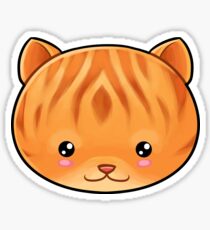 Ginger Tabby Cat Kawaii Sticker