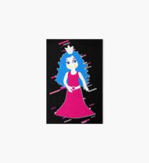 Princess queen Eighties Retro Violet and Purple Art Board