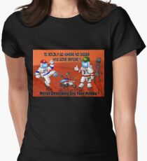 To Boldly Go Women's Fitted T-Shirt