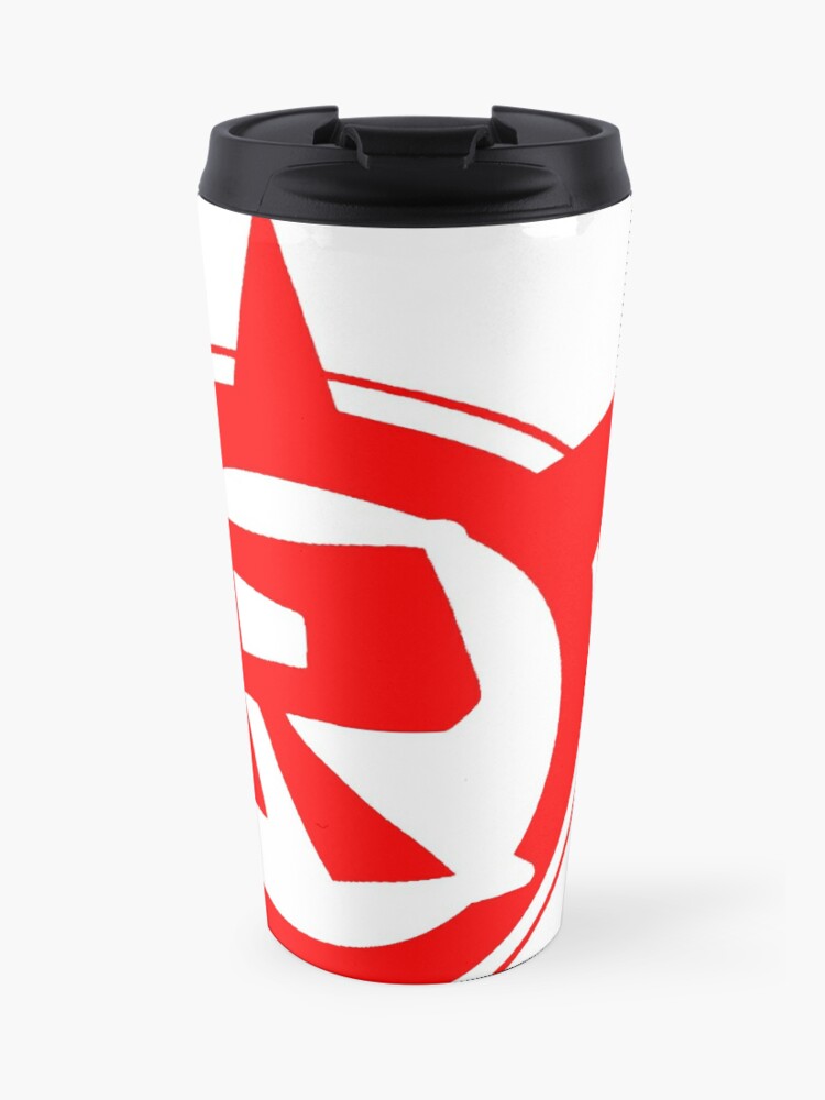 Roblox Logo Remastered Travel Mug By Lukaslabrat Redbubble - roblox logo remastered poster by lukaslabrat redbubble