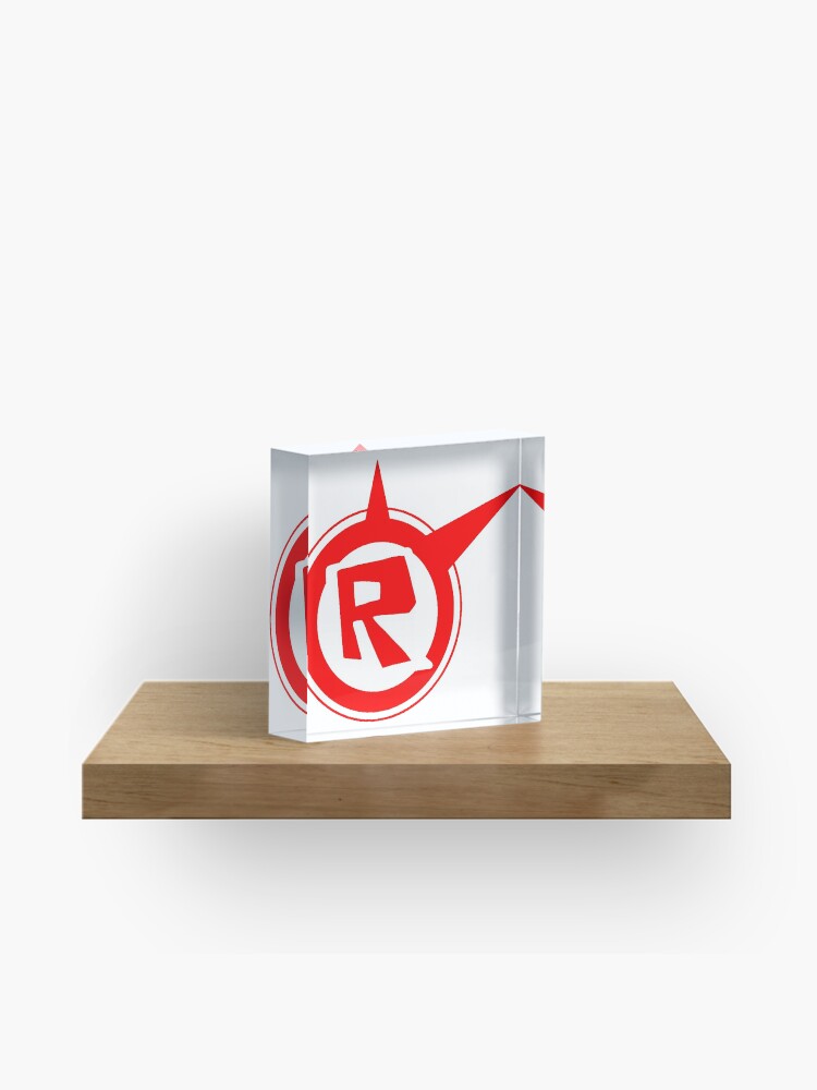 Roblox Logo Remastered Acrylic Block By Lukaslabrat Redbubble - roblox logo remastered photographic print by lukaslabrat redbubble