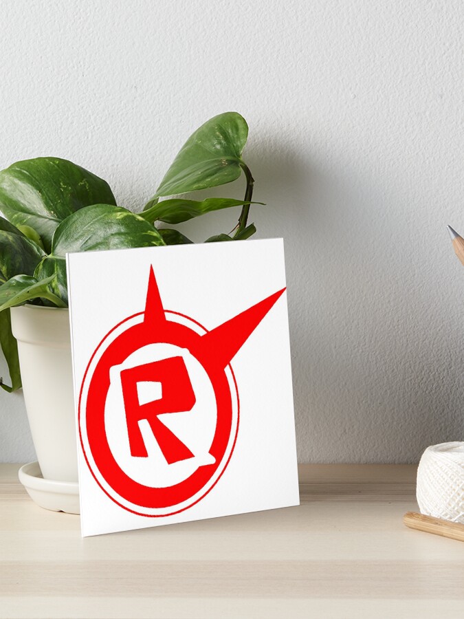 Roblox Logo Remastered Art Board Print By Lukaslabrat Redbubble - roblox oof art board print by leo redbubble