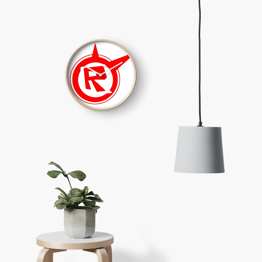 Roblox Logo Remastered Clock By Lukaslabrat Redbubble - roblox logo remastered poster by lukaslabrat redbubble