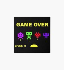 Game over retrogaming Art Board