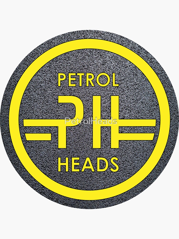 "petrol heads logo" Sticker by PetrolHeads Redbubble