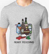Merry Pissedmas, funny alcohol Christmas jumper Unisex T-Shirt