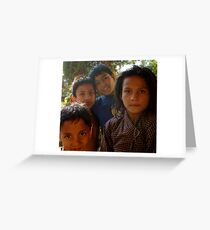 KATHMANDU ORPHANAGE Greeting Card