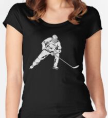 Ice Hockey Women's Fitted Scoop T-Shirt
