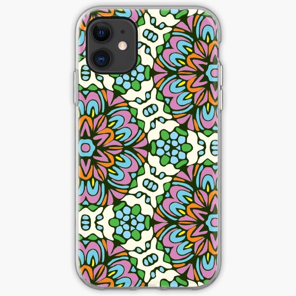 Ice Queen Retro Floral Garden iPhone Soft Case