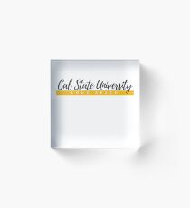 CSU Long Beach Acrylic Block