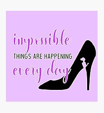 Cinderella Broadway "Impossible" / "It's Possible" Photographic Print