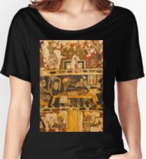 Egyptian Art Pattern Women's Relaxed Fit T-Shirt