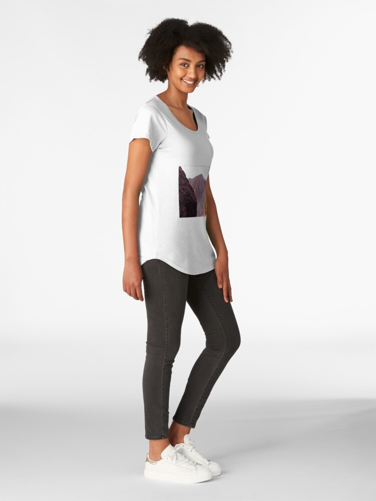 Alternate view of From The Great Stone Chute Premium Scoop T-Shirt