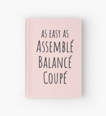 As Easy As Assemble Balance Coupe Hardcover Journal