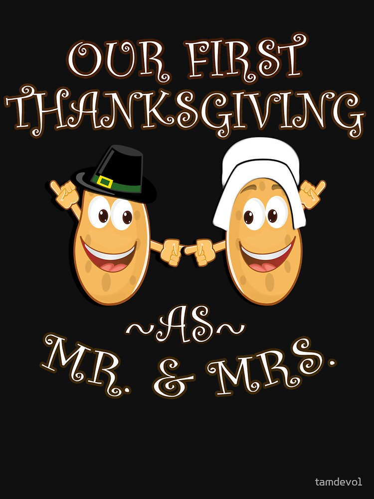 thanksgiving couple shirt