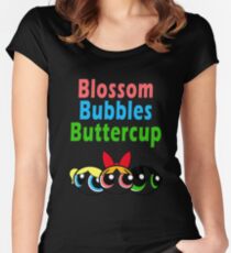 Powerpuff Girls Women's Fitted Scoop T-Shirt