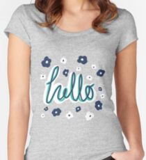 Hello! Women's Fitted Scoop T-Shirt