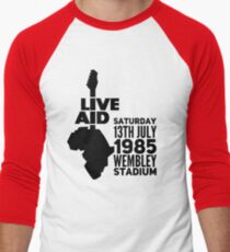 Live aid Men's Baseball ¾ T-Shirt
