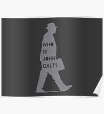 Wer ist John Galt? - Atlas zuckte die Achseln Poster