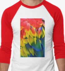 Parrot Feathers Men's Baseball ¾ T-Shirt