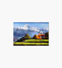 Panoramic View Of Beautiful Everest Mountain Art Board