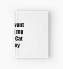 Manx Cat Lover Mom Dad Funny Gift Hardcover Journal
