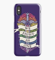 WE FIGHT AS ONE iPhone Case