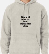 Sudadera con capucha British Shorthair Cat Lover Mom Dad Funny Gift