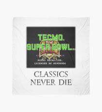 Tecmo Super Bowl Classics Never Die Scarf