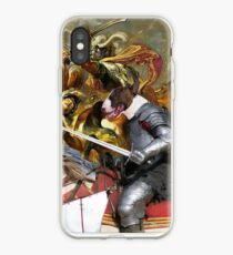 Vinilo o funda para iPhone Bull Terrier Art - The final battle