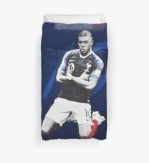 Illustration Mbappe Design Duvet Cover