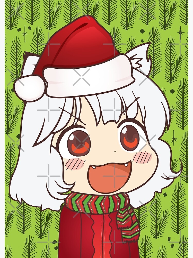 Anime Girl With Santa Hat Meme