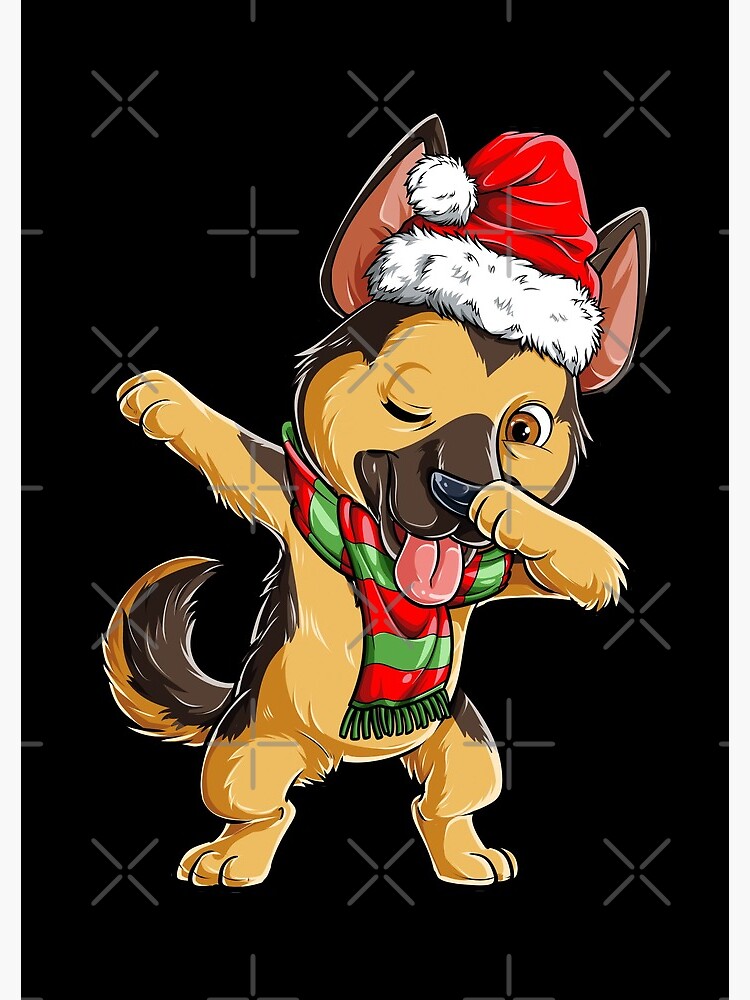 Images Of Christmas German Shepherd Clipart